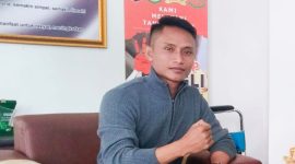 Pemimpin Redaksi Timekota, Sudarsono, sekaligus koordinator tim intermedia group. ©setara.info/istimewa