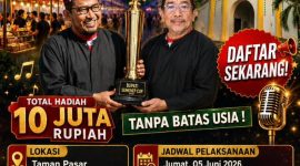 Pamflet resmi Festival Karaoke Dangdut Madura Open 2026 “Bupati Sumenep Cup