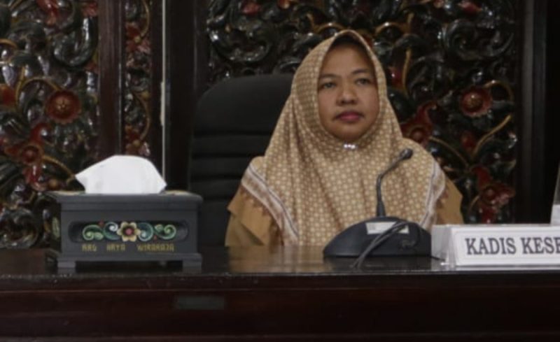 Kepala Dinkes P2KB kab Sumenep drg Ellya Fardasah 