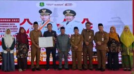 Sesi photo bersama unsur Pemerintahan Kabupaten Sumenep seusia Musrenbang RKPD 2027 di Pendopo Agung Keraton Sumenep. ©setara.info/ist