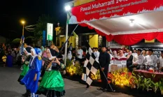 Bupati Sumenep Cak Fauzi Lepas Langsung Pawai Obor Peringati 1 Muharram 1448 H