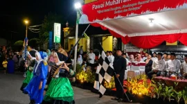 Bupati Sumenep Cak Fauzi saat melepas langsung Pawai Peringati 1 Muharram 2026