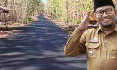 Bukan Omong Kosong, Bupati Cak Fauzi Wujudkan “Jalan Glowing” Arjasa–Kangayan