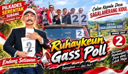 Endang Setiawan Raih Nomor Urut 2, Siap Mengikuti Pilkades Sagalaherang Kidul